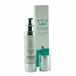 Serum antiarrugas con ácido hialurónico, SPF 20 (Silkiam serum)